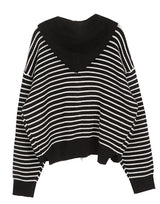 No.0363 st KNIT hood warmer zip-up (3color)
