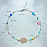 ラブ ミックス ネックレス / love mix necklace (pink mix)