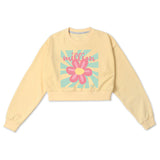 ミリオンスクエアフラワースウェットシャツ/MILLION SQUARE FLOWER CROP SWEATSHIRT