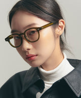 魂04 Forest Green Blue Light Glasses (6671647899766)