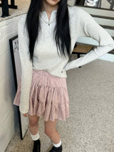 freesia shirred skirt