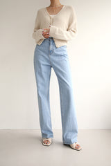 ケイリージーンズ / KALEY JEANS / LONG STRAIGHT DENIM PANTS