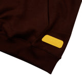 [UNISEX] Detachable Pouch Hoodie (Brown) (6656022872182)