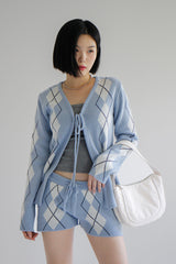 アーガイルニットショートパンツ / Argyle Knit Short Pants (3color)