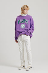 POMPEI VARSITY SWEATSHIRT [VIOLET] (6613792587894)