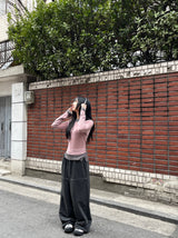 マホレイヤードテンセル長袖Tシャツ