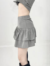 1020. Rosen span cancan mini sk (2color)