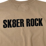 SK8ER ROCK LONG SLEEVE T-SHIRT BEIGE (6616265228406)