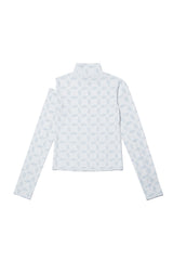 FLIP Pattern Turtleneck_White (6684833710198)