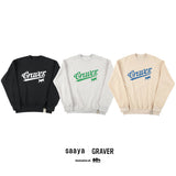 コラボレーションスウェットシャツ（ホワイトメランジ）I  さぁや × GRAVER