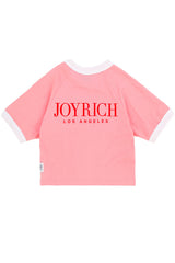 "ロックテディ" リンガーT / "Rock teddy" ringer T-shirt (2624802553974)
