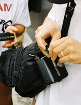 パッデッドカーゴポケットクロスバッグ / Padded Cargo Pocket Cross Bag (Black)