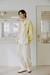 サイドバルーンパンツ / unisex side balloon pants cream