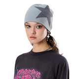 リバーシブルスタージャカードニットビーニー / REVERSIBLE STAR JACQUARD KNIT BEANIE