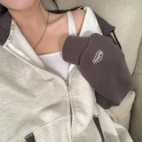 [BELLIDE MADE] Spring version. Raglan color zip-up hoodie