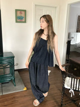 Cherish denim set up sleeveless