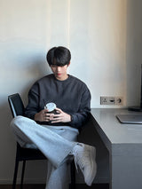 LMN ラインオーバーサイズスウェットシャツ / LMN line oversized fit sweatshirt (4 colors)