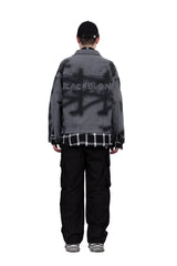 BBD Basic Sprayed Custom Denim Jacket (Dark Gray)