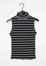 ポーラーストライプスリーブレストップ/Polar Stripe Sleeveless (2color)