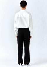 Back Slit Wide Pants (6594001502326)