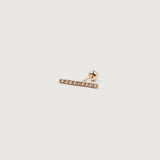 [single piercing]10K GOLD CUBIC BAR PIERCING (6680874975350)