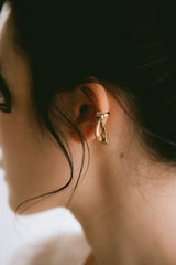 [MADE] ストラップイヤーカフ (14k gold plated)