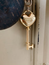 Knock heart key ring