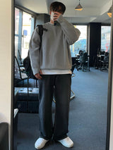 バルカンワイドデニムパンツ/BALCAN WIDE BLACK DENIM PANTS(ONE COLOR)