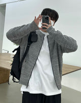 アンブラーラウンドジップアップニット / AMBLER ROUND ZIPUP KNIT