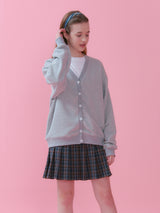 COTTON V NECK OVERFIT CARDIGAN_GREY (6612499759222)