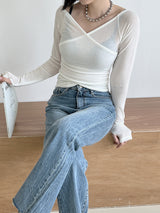 ボレロリバーシブルTシャツ/Bolero Reversible T-shirt (3color)