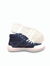 Equip High Navy Sneakers