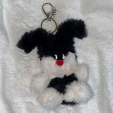 Black rabbit keyring