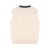 FWBA embroidery knit vest [Ivory] (6535249657974)