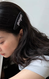 オーバルサテンヘアピン
