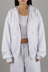 KEVIN OVER-FIT HOOD ZIP-UP