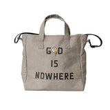 スラブバイオウォッシングキャンバスバッグ / SLUB BIO-WASHING CANVAS BAG-LIGHT GREY