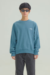 サンズ セリフ ロゴ スウェットシャツ ブルー / SANS SERIF LOGO SWEATSHIRTS [BLUE] (4414561615990)