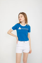 ORIGINAL RINGER CROP T-SHIRT blue (4647243841654)