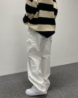 ステッチカーゴコットンパンツ。/Stitch Cargo Cotton Pants (6623649497206)