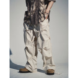 クリースナイロンバンディングパンツ / CREASE NYLON BANDING PANTS_CREAM
