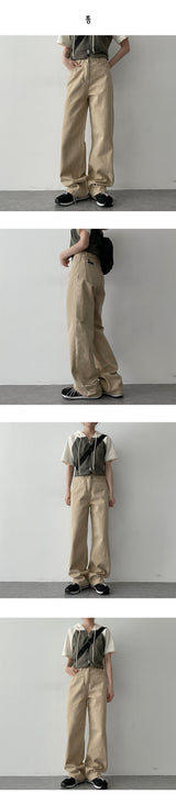マチコットンワイドパンツ / Machi Cotton Wide Pants