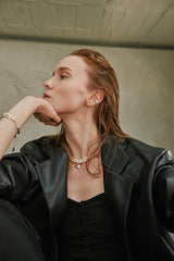 Emblem Pearl Necklace