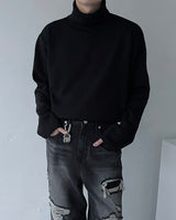 WAW Napping High-neck Turtleneck Knit T-shirt (7colors)