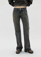 モカブーツカットデニムパンツ / no.3003 Mocha Bootcut Denim Pants