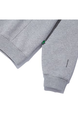 Cherry Bear Half Zipup Crewneck_Grey (6684836364406)