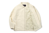 ヴィーガンレザーシングルジャケット / VEGAN LEATHER SINGLE JACKET_OATMEAL