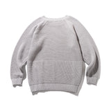 ハーフインシジョンオーバーニット/HALF INCISION OVERSIZED KNIT