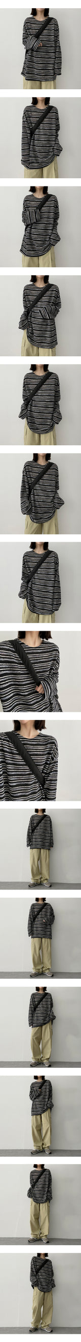 ウートミックスユニットプライスラウンドニットTシャツ / Wootmix unit price round knit T-shirt