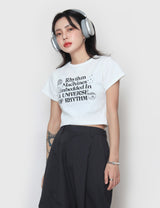 クロップドTシャツ / cropped T-shirt